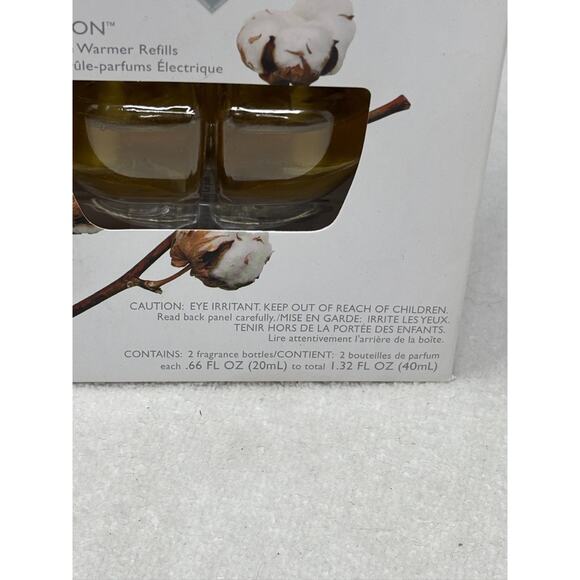 Claire Burke Electric Fragrance Warmer Refill Wild Cotton Pack of 2 Refills HTF - Picture 2 of 4